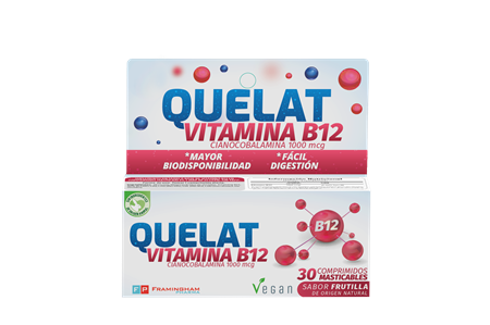 QUELAT Vitamina B12 Masticable
